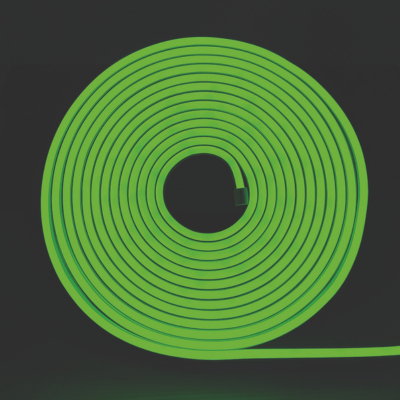 Rolo de fita LED neon na cor verde